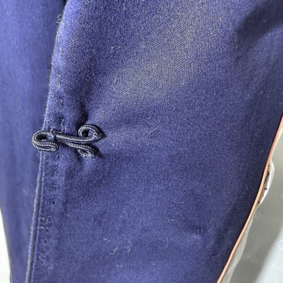 Banana Republic Blazer Jacket Womens 6 Navy Blue Fitted Front Buttons - Picture 8 of 9